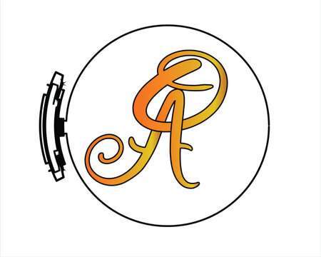AO,OA,A and O,O and A vector logo monogram abstract classic design