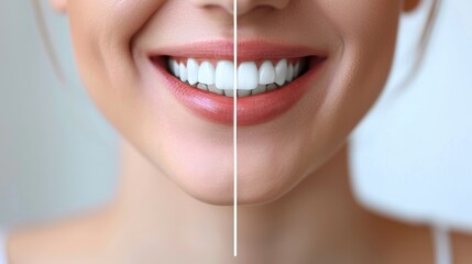 Before and after  dental crowns and veneers smile makeover for enhanced aesthetics