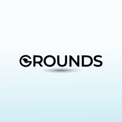 Grounds repairing house building logo design