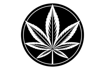 marihuana logo vector illustration