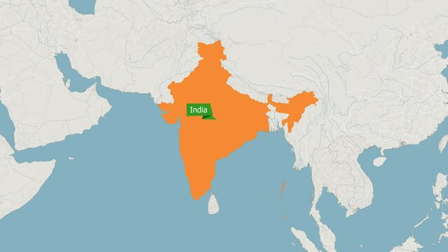 Animated Map of India