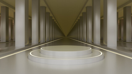 Infinite corridor wallpaper