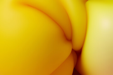 Pattern of elastic object swirled in spiral with multi layers