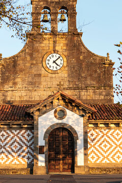 Church with clock tower
