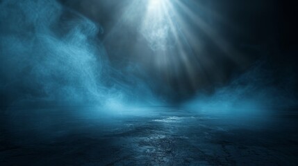 Obraz premium Dark Night Abstract Background: Moody Atmosphere for Designs