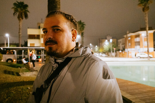 Casual Portrait with Urban Backdrop