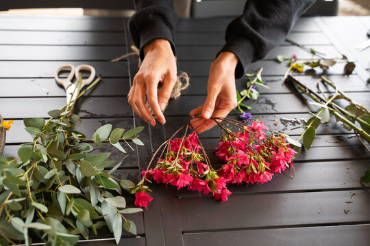 tye dye with flowers