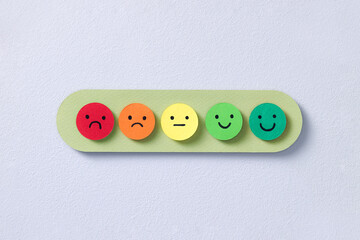 Rating Emoticon for web and app online streaming and