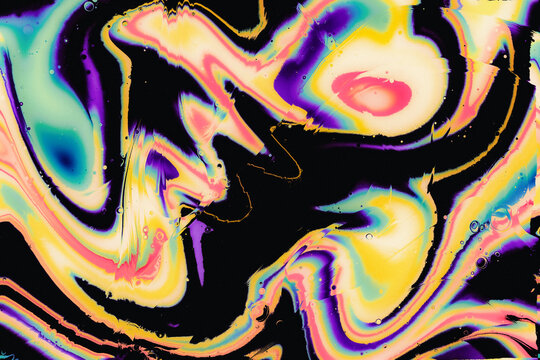 Psychedelic Art- Liquid Paint Texture