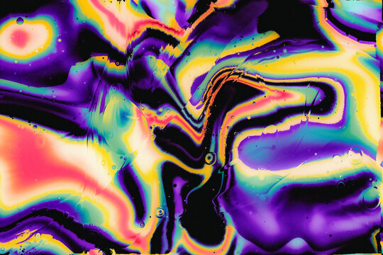 Rainbow Holo Swirl Background