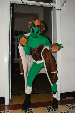 Colorful Queer Alien Bear Costume