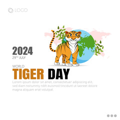 Tiger Day, celebrated on July 29th, is dedicated to raising awareness about tiger conservation and the urgent need to protect these endangered big cats.