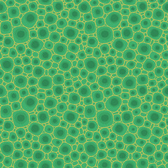 Abstract seamless pattern with cell structure - hand drawn vector illustration.