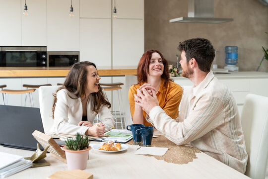 Couple and wedding planner