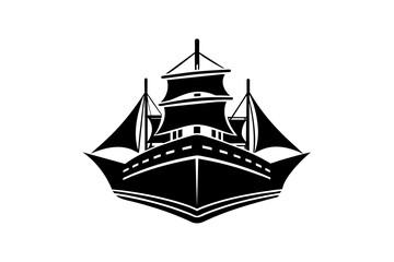 Ship silhouette icon