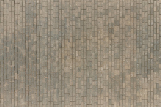 top view of the texture of paving slabs on pedestrian path