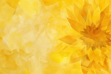A close up of a yellow flower set against a yellow background