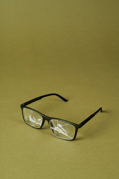 broken eyeglasses
