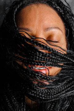 Woman With Braided Hair