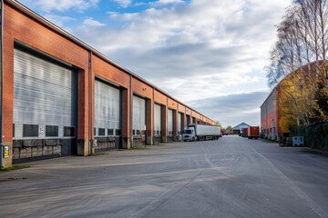Fototapeta premium Entrepôt logistique