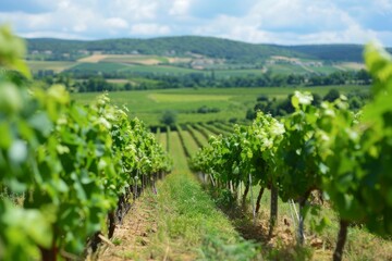Fototapeta premium Vignoble