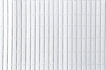 A white background with white vertical rectangles. The squares are all the same size and are evenly spaced