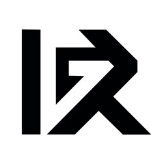 Letter GR creative Logo Design Vector