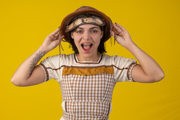 25-year-old woman in typical Brazilian 