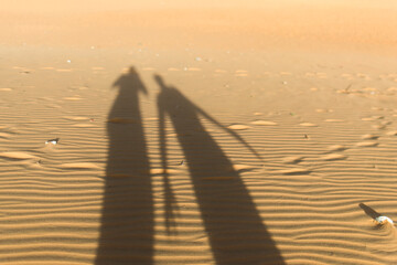 Schatten im Sand