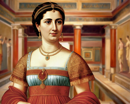 Poppea Sabina (in Latin, Poppaea Sabina) was the famous wife of the Roman emperor Nero and, therefore, empress consort of the Roman Empire