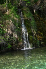 Waterfall in Plitvice National Park