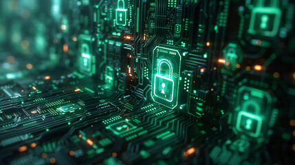 Fototapeta premium circuit board background