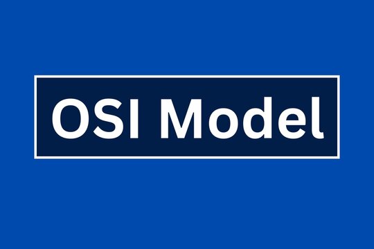 OSI Model, Open Systems Interconnection, illustration