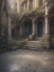 Obraz premium ruins of an ancient temple