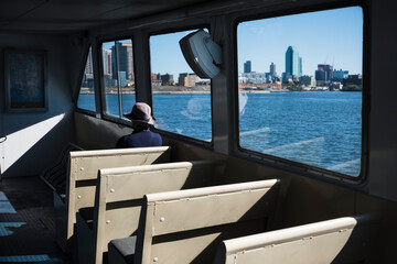Traveling on NYC ferry