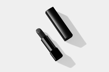 3D Illustration. Lipsticks mockup isolated on white background.