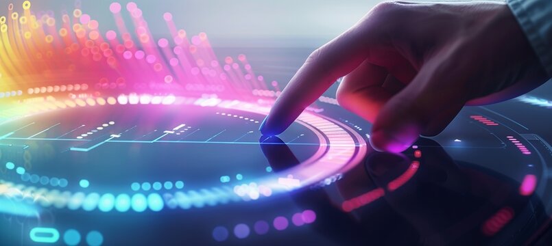 UDJ mixes music in the digital world,digital screen