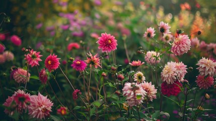 Fototapeta premium Blooms in the garden floral