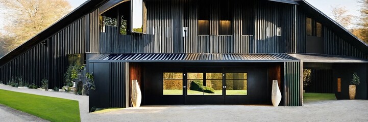 Obraz premium modern stables in avant-garde style