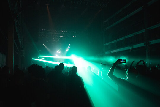 Fans enjoying a concert