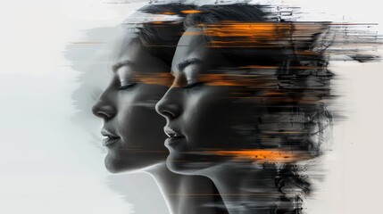 dissociative identity disorder, formerly called multiple personality disorder, two or more identities alternate in the same person