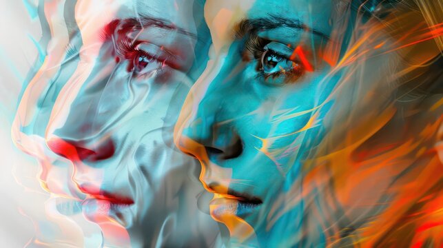 dissociative identity disorder, formerly called multiple personality disorder, two or more identities alternate in the same person