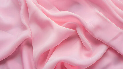 Fototapeta premium pink satin background. Generative AI