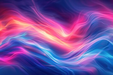 Fototapeta premium Abstract Flowing Waves of Color