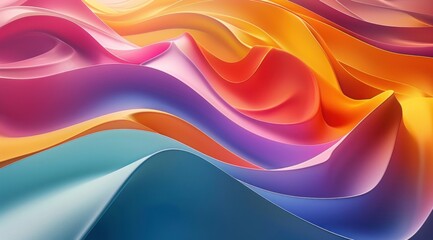 Fototapeta premium Abstract Colorful Waves