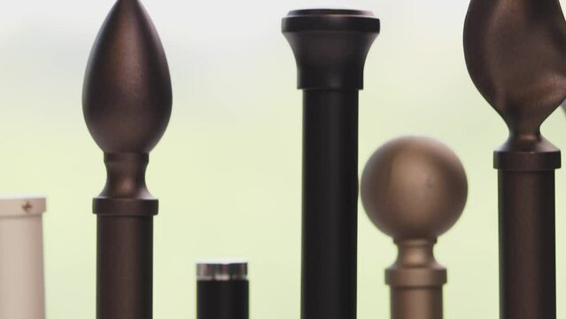 Decorative tips for metal and forged cornices