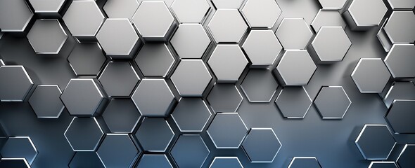 abstract background with hexagons