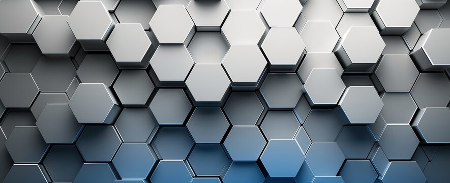 silver hexagon pattern