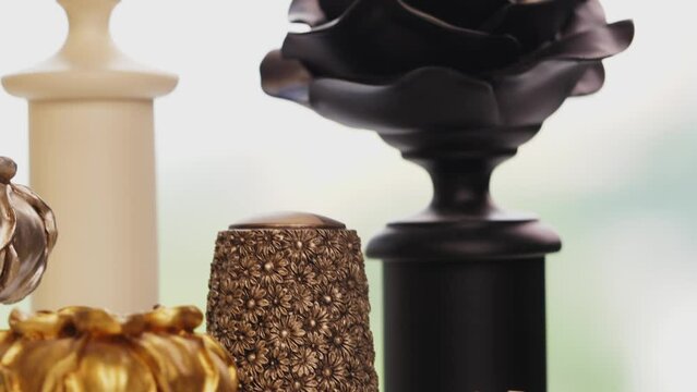 Decorative tips for metal and forged cornices