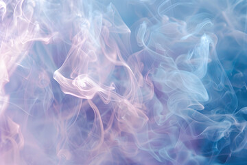 Obraz premium Wisps of ethereal smoke twist and coil, painting the air with a dreamlike abstract pattern.